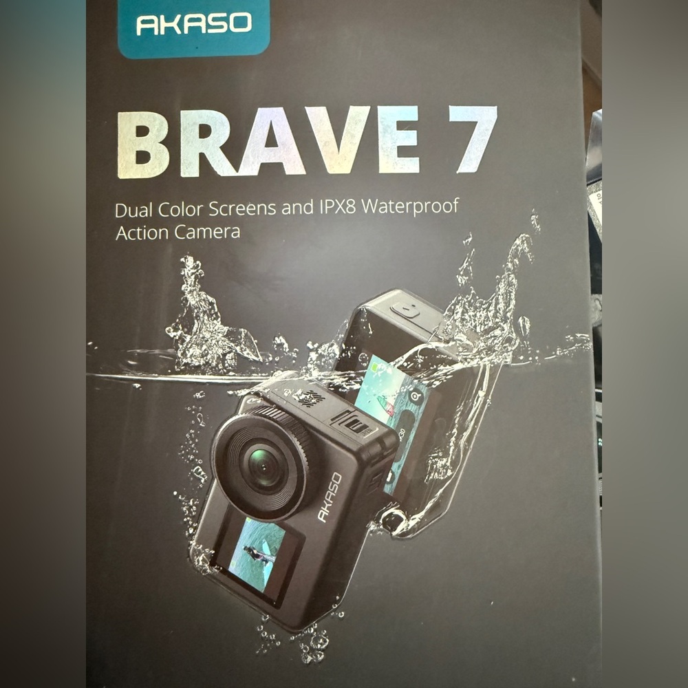 AKASO Brave 7 Waterproof Action Camera - Black